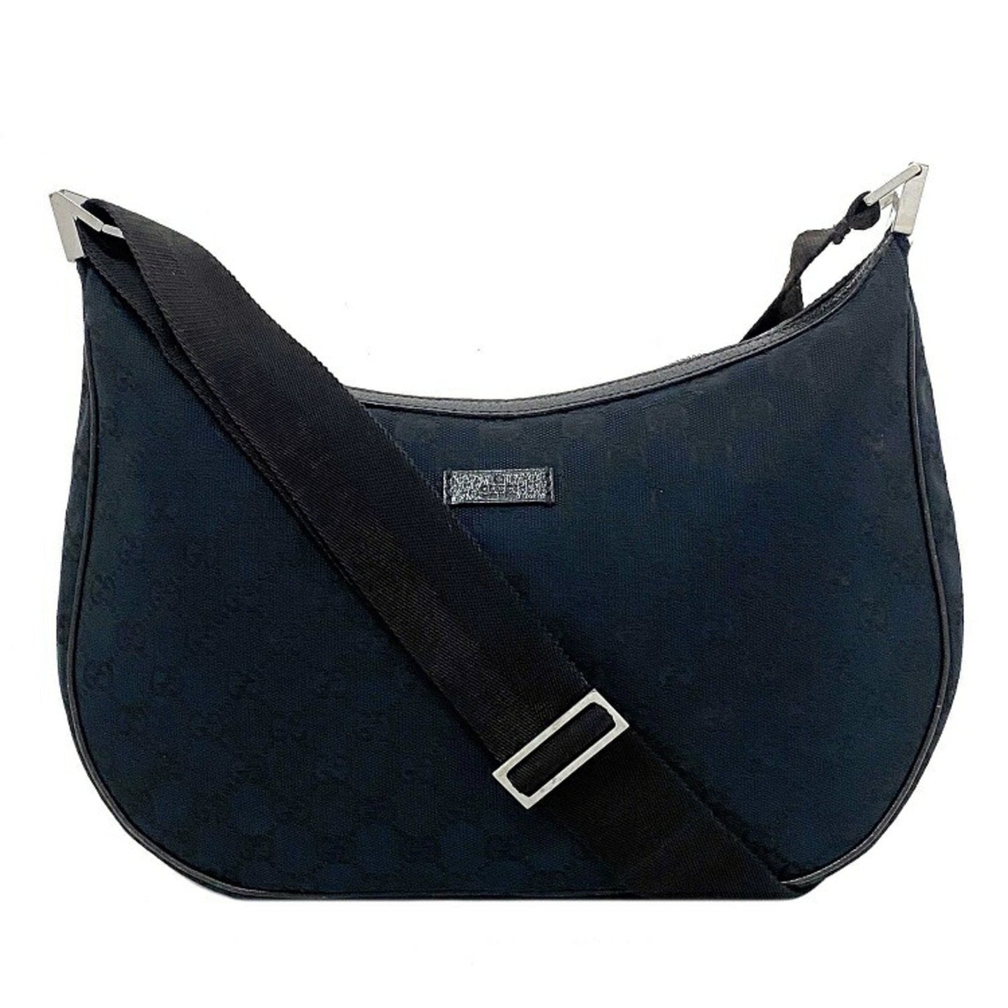 Gucci Lou Leather Canvas Crossbody