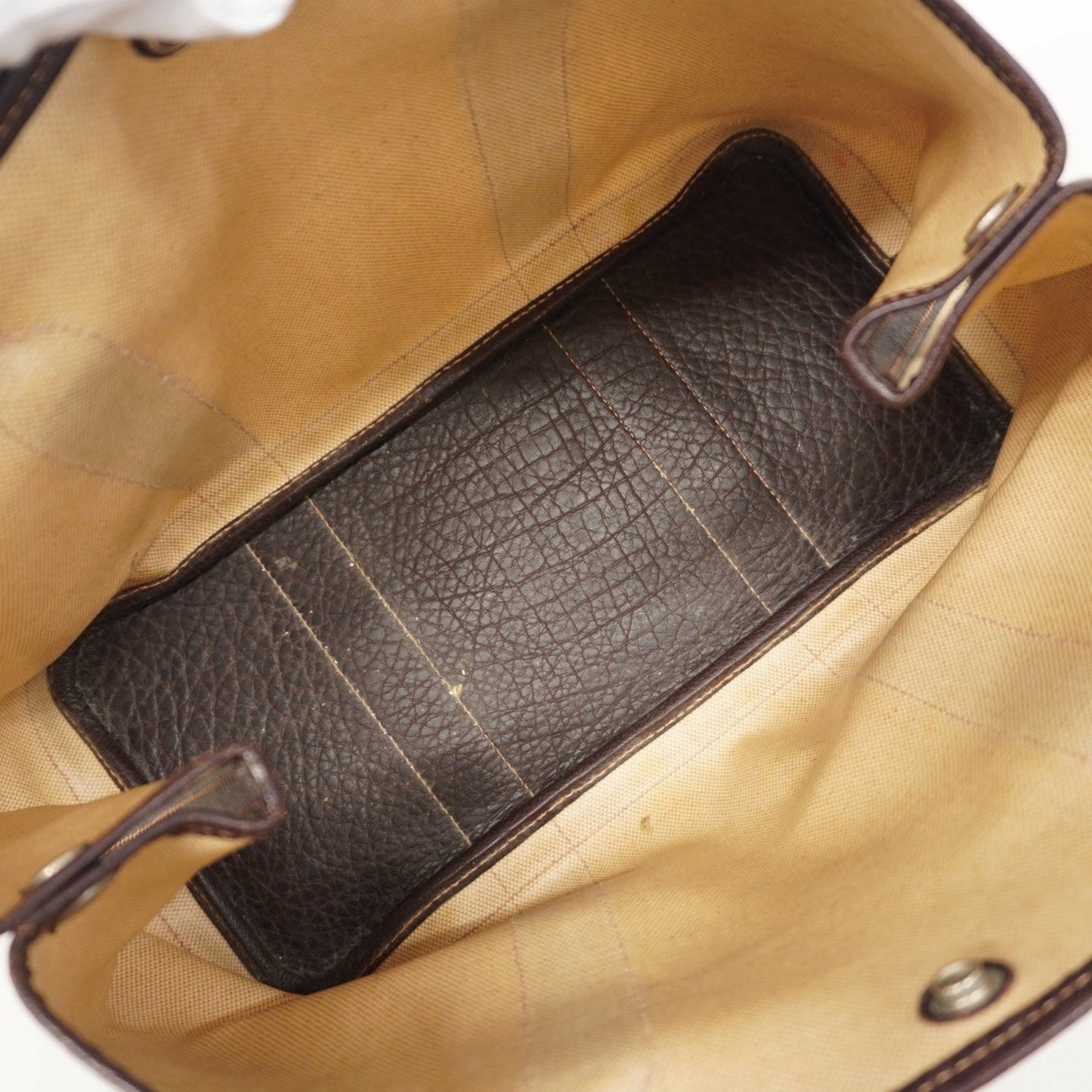 Hermes Brown Toile H Tote Bag ( )