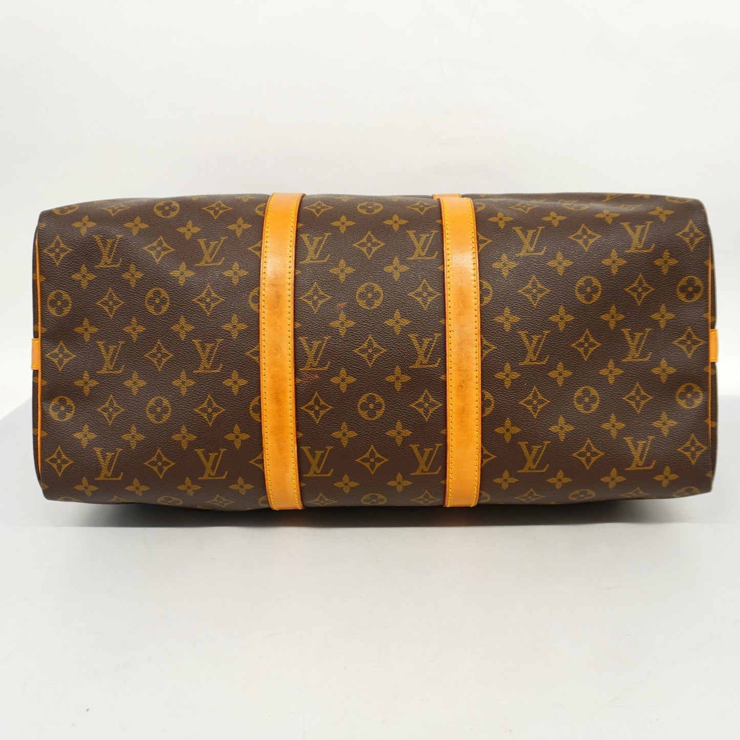 Louis VuittonAuth Monogram Keepol Bandolier 50 Unisex Boston Bag