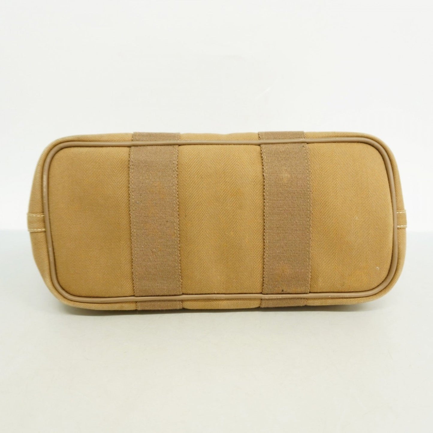 Hermes Etoupe Gray Canvas Handbag ( )