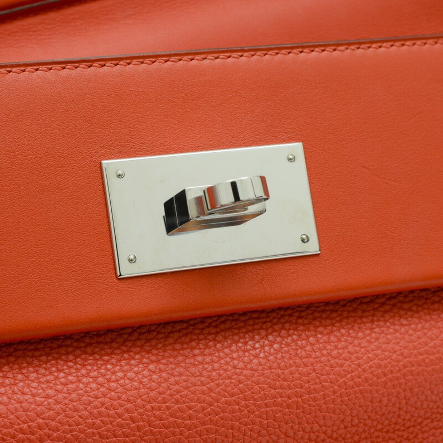 Hermes Capucine Togo Leather Handbag ( )
