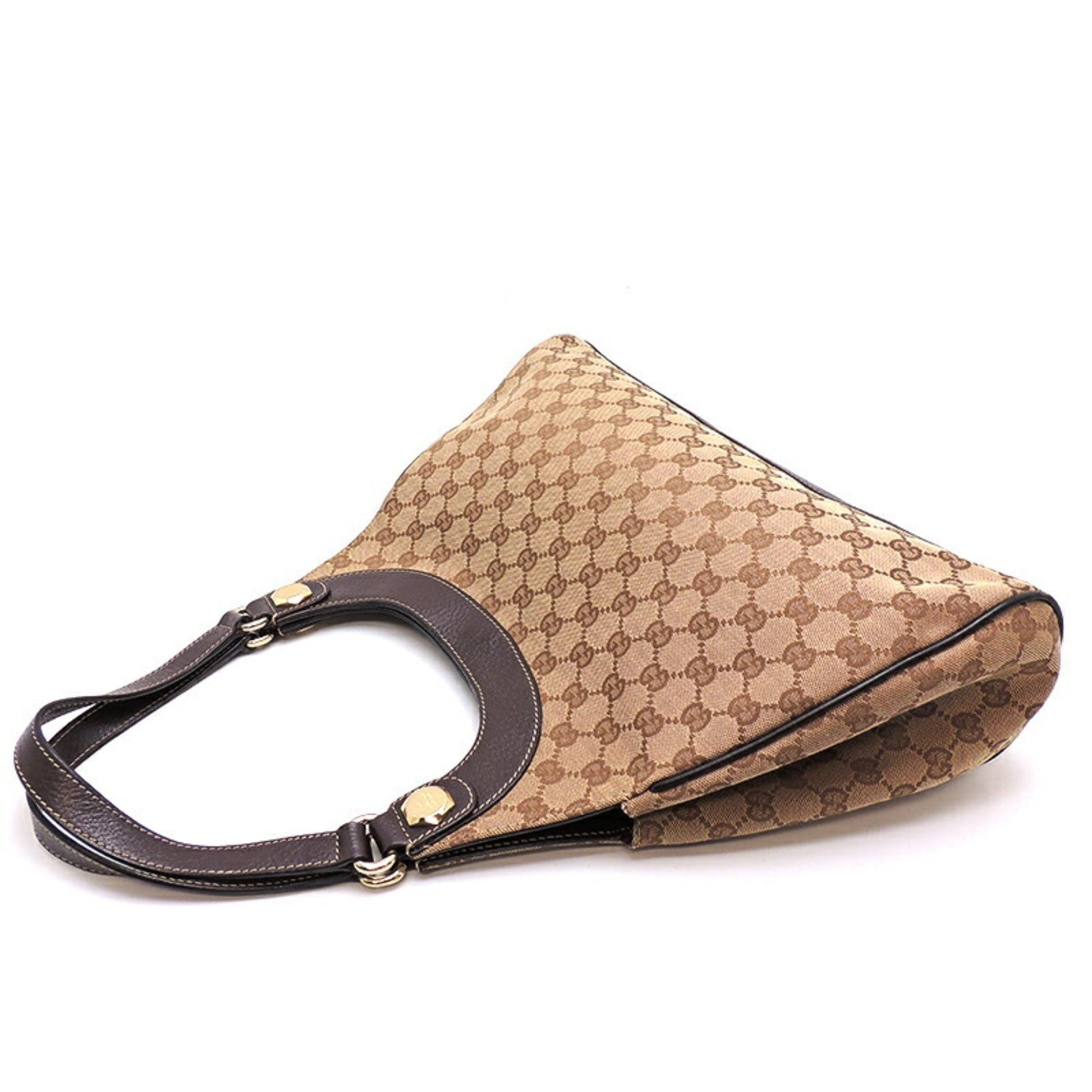 Gucci Lou Canvas Shoulder Bag