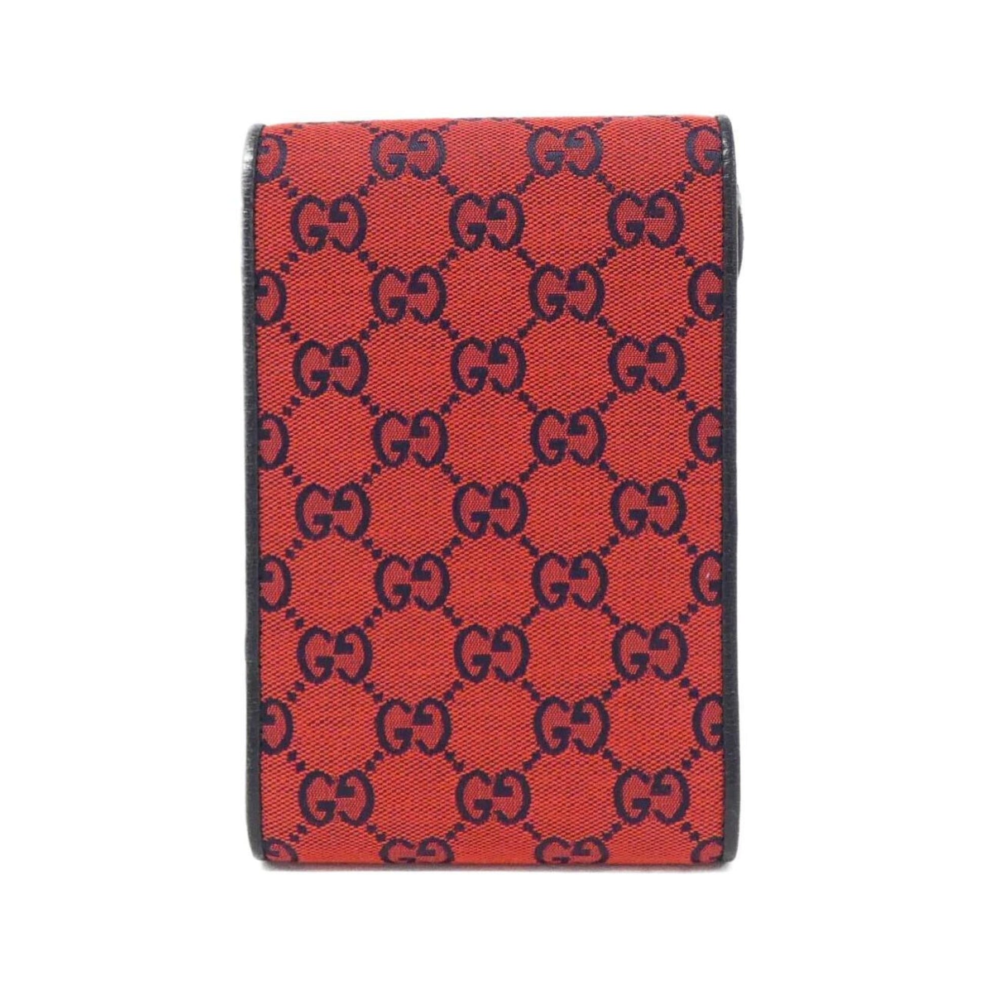 Gucci Leather Canvas Shoulder Bag