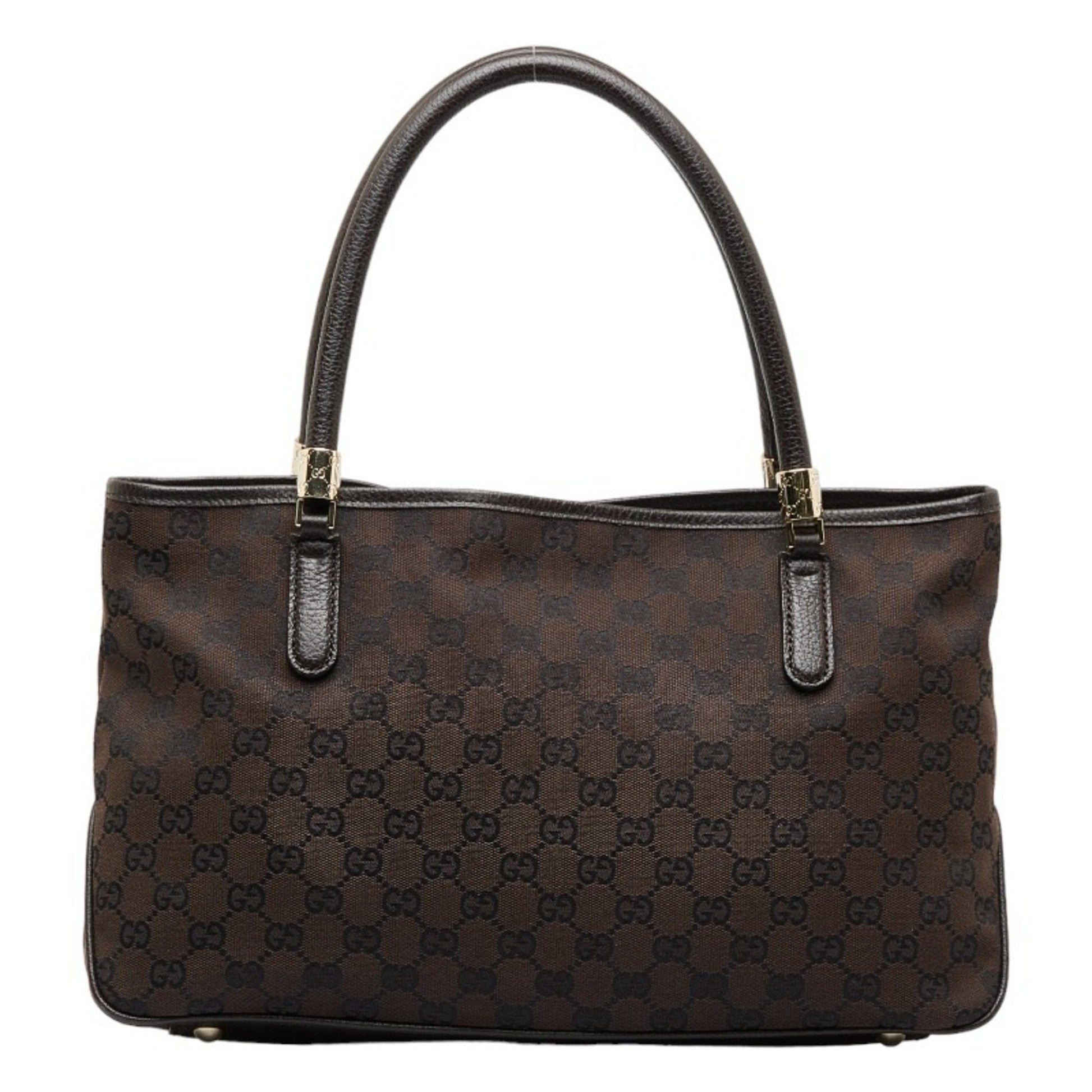 Gucci Leather Canvas Shoulder Bag
