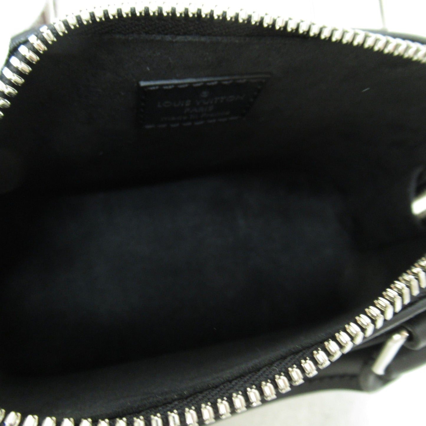 LOUIS VUITTON Nano Alma Black Black Epi Calfskin [cowhide] Handbag