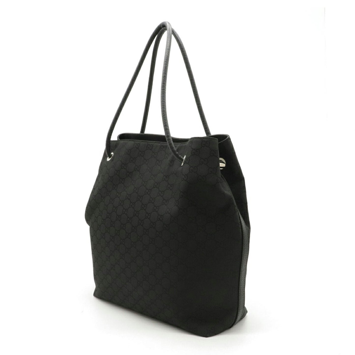 Gucci Lou Nylon Leather Tote