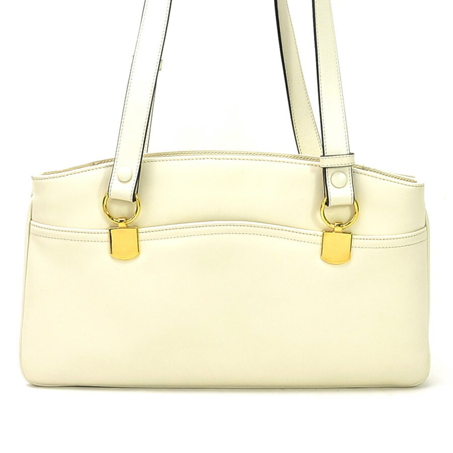 Gucci GG Marmont White Leather Shoulder Bag