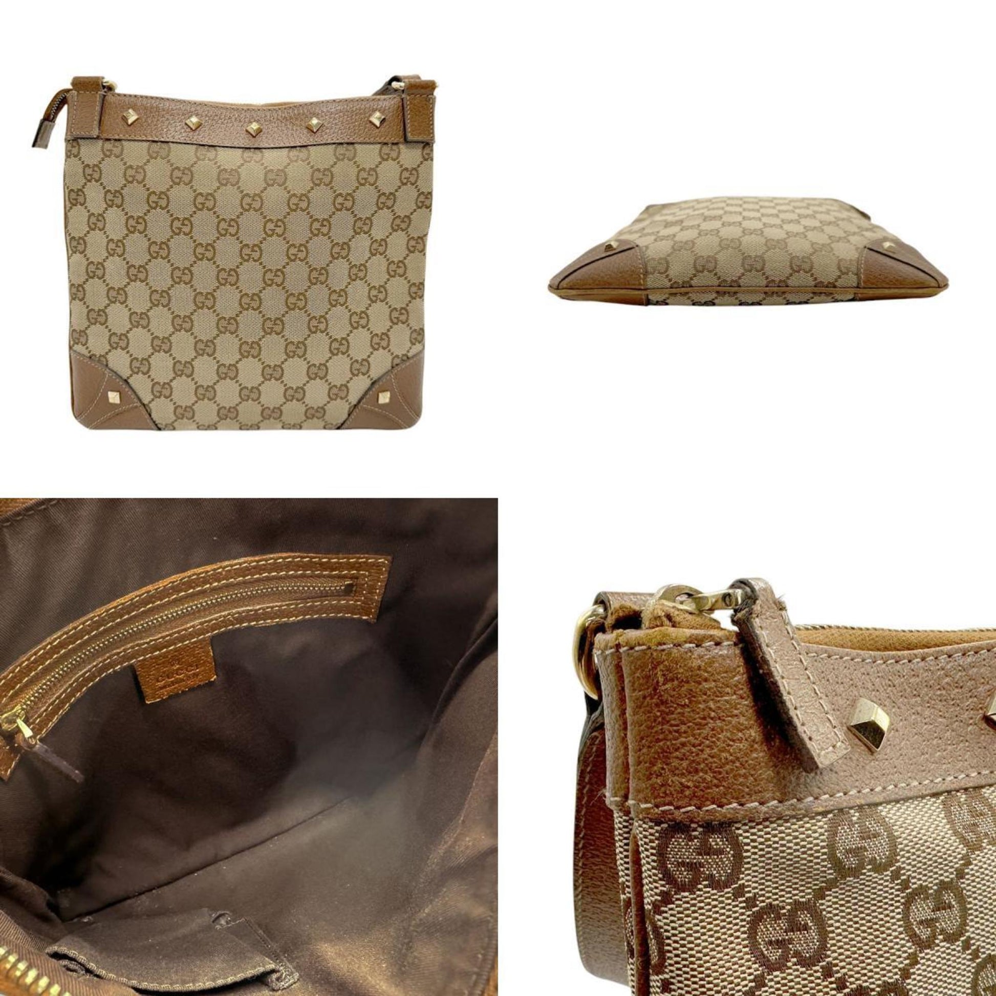 Gucci Canvas Shoulder Bag