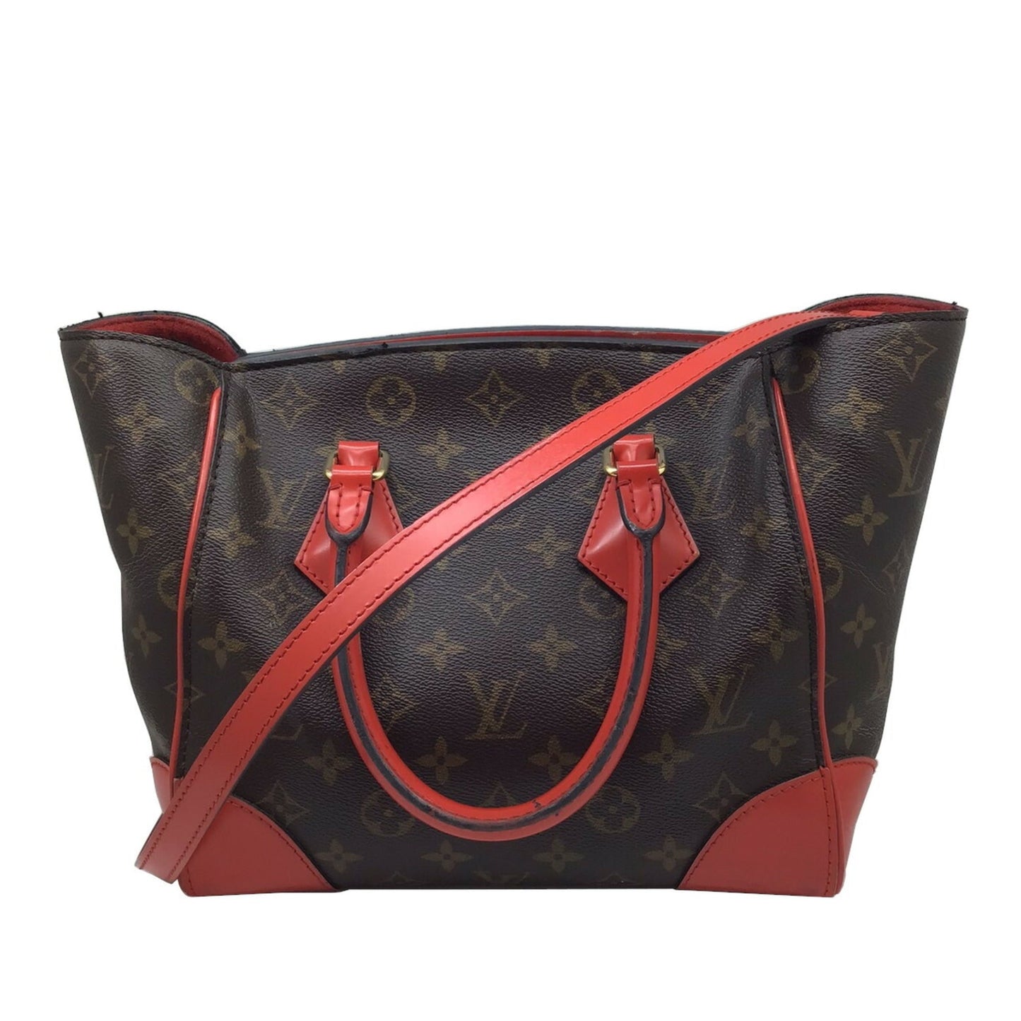 LOUIS VUITTON Monogram Phoenix PM HandBag Back Shoulder Bag Ladies