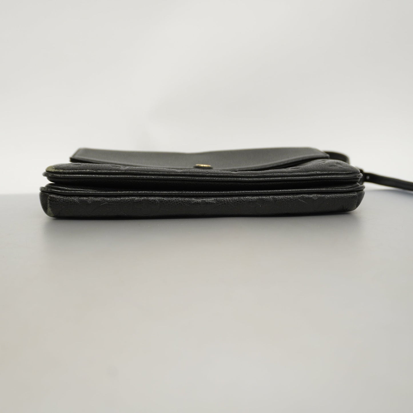 Louis VuittonAuth Monogram Empreinte Twice Women's Shoulder Bag Noir
