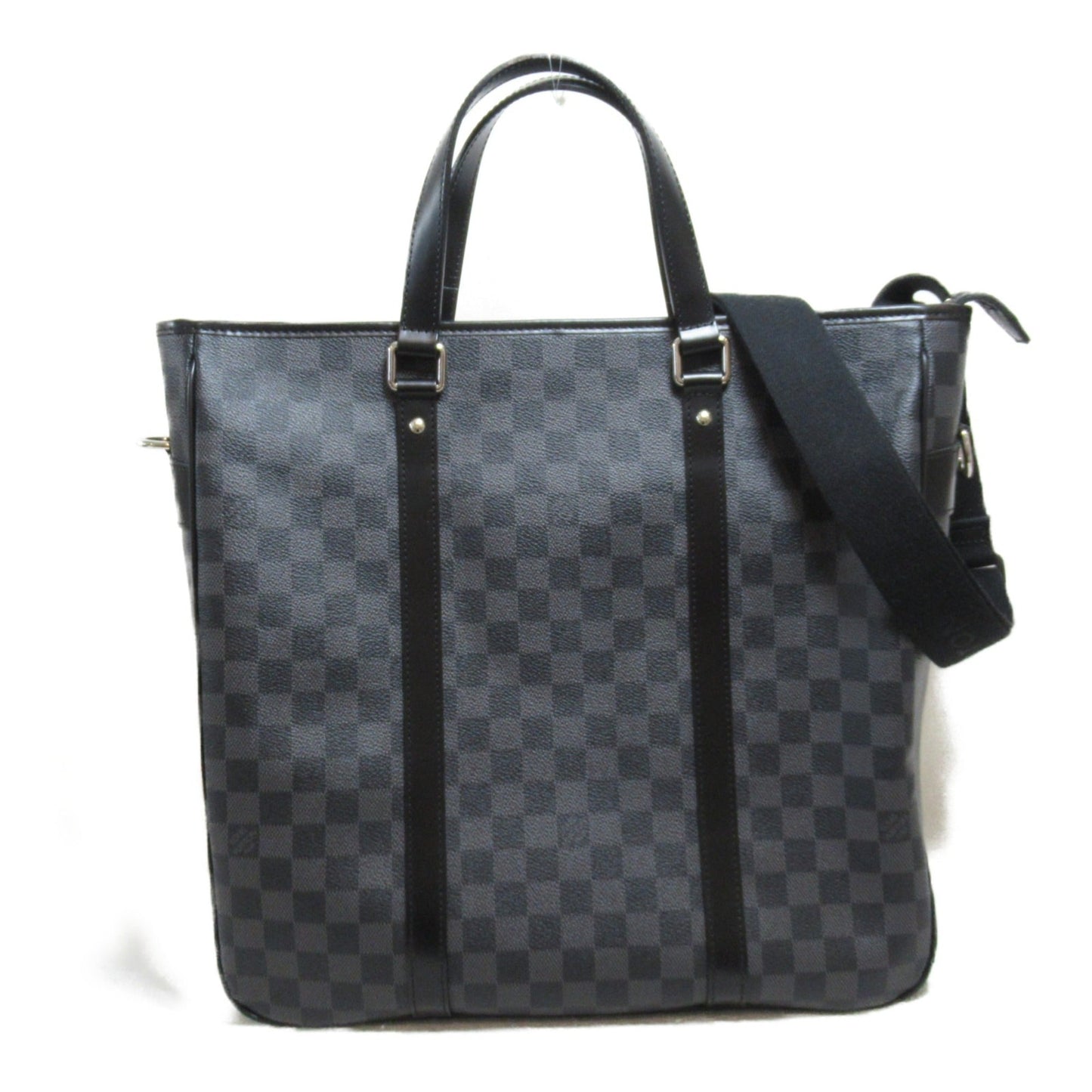 LOUIS VUITTON Tadao PM business bag Tote Bag Gray Damier graphite PVC coated canvas