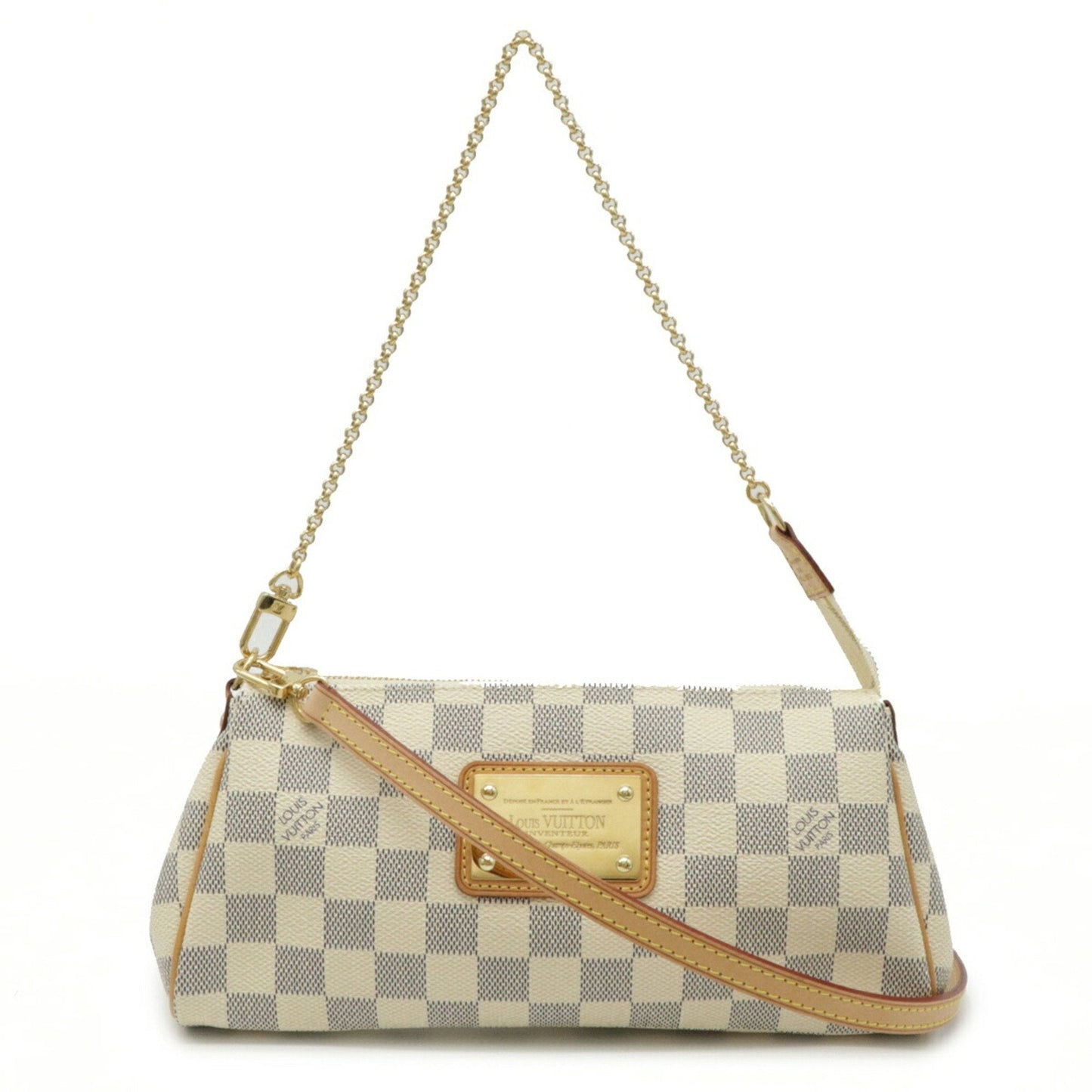 Louis Vuitton Damier Azur Eva Chain Bag Shoulder
