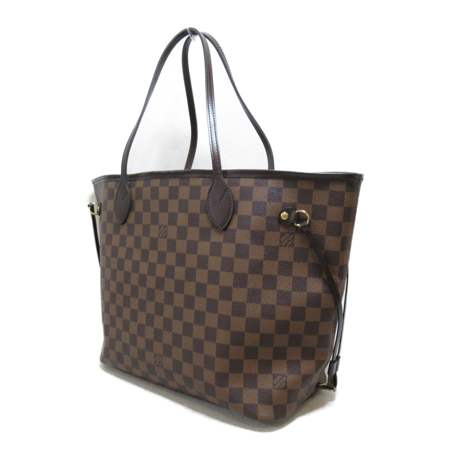 LOUIS VUITTON Neverfull MM Tote Bag Brown Damier PVC coated canvas