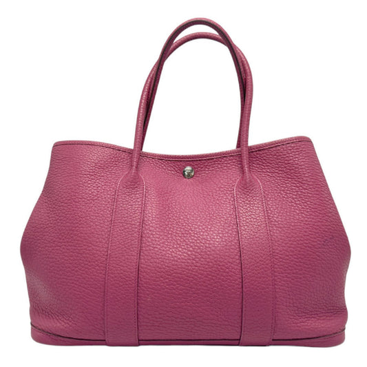 Hermes Garden Tosca Negonda Leather Handbag Tote Bag ( )