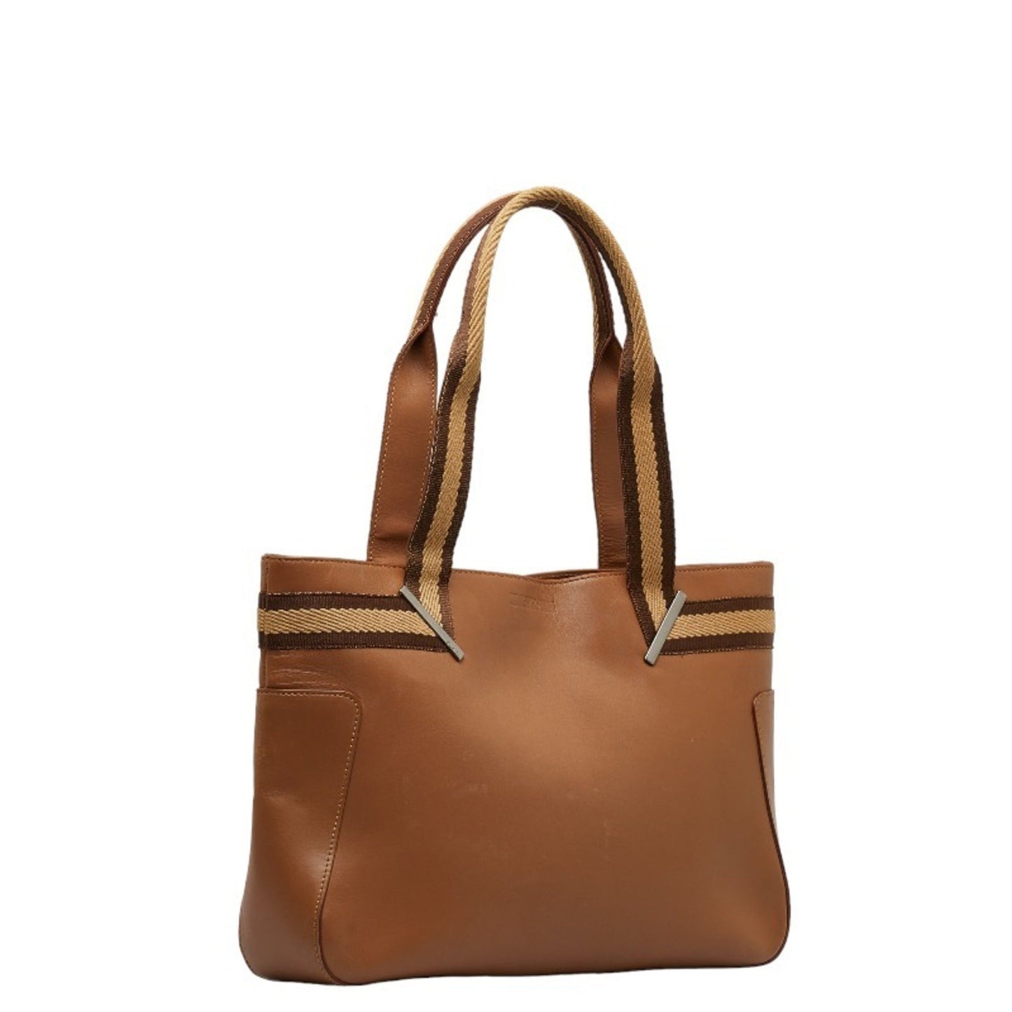 Gucci Leather Canvas Tote