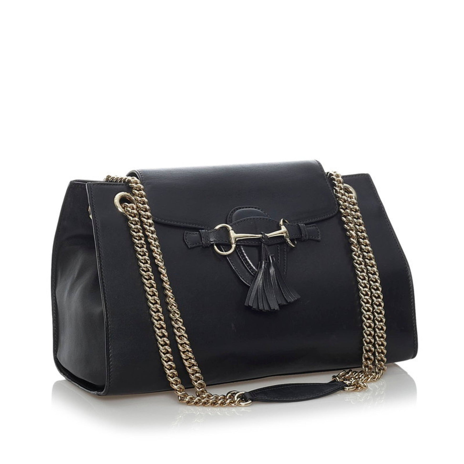 Gucci Lou Chain Leather Shoulder Bag