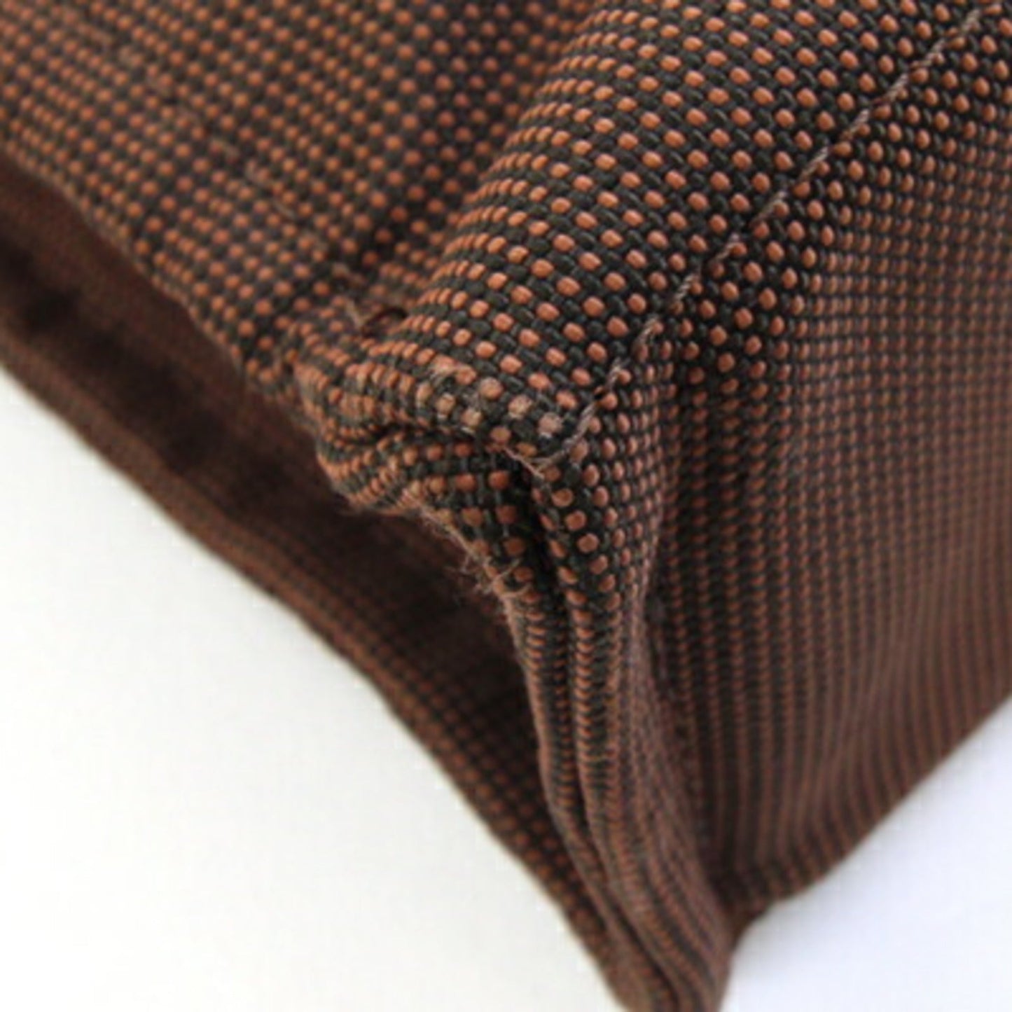 Hermes Brown Canvas Handbag ( )