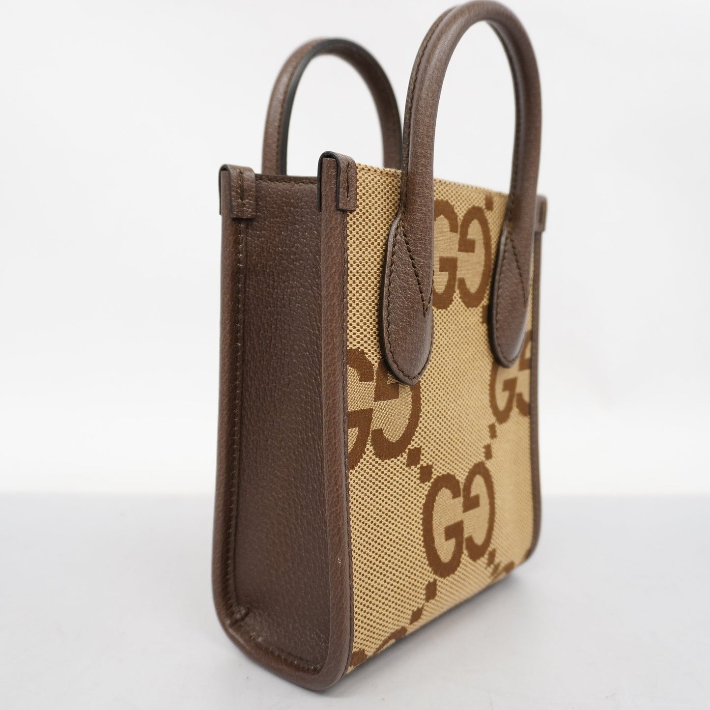 Gucci Leather Canvas Shoulder Bag