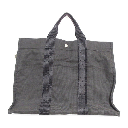 Hermes Gray Canvas Tote Bag ( )