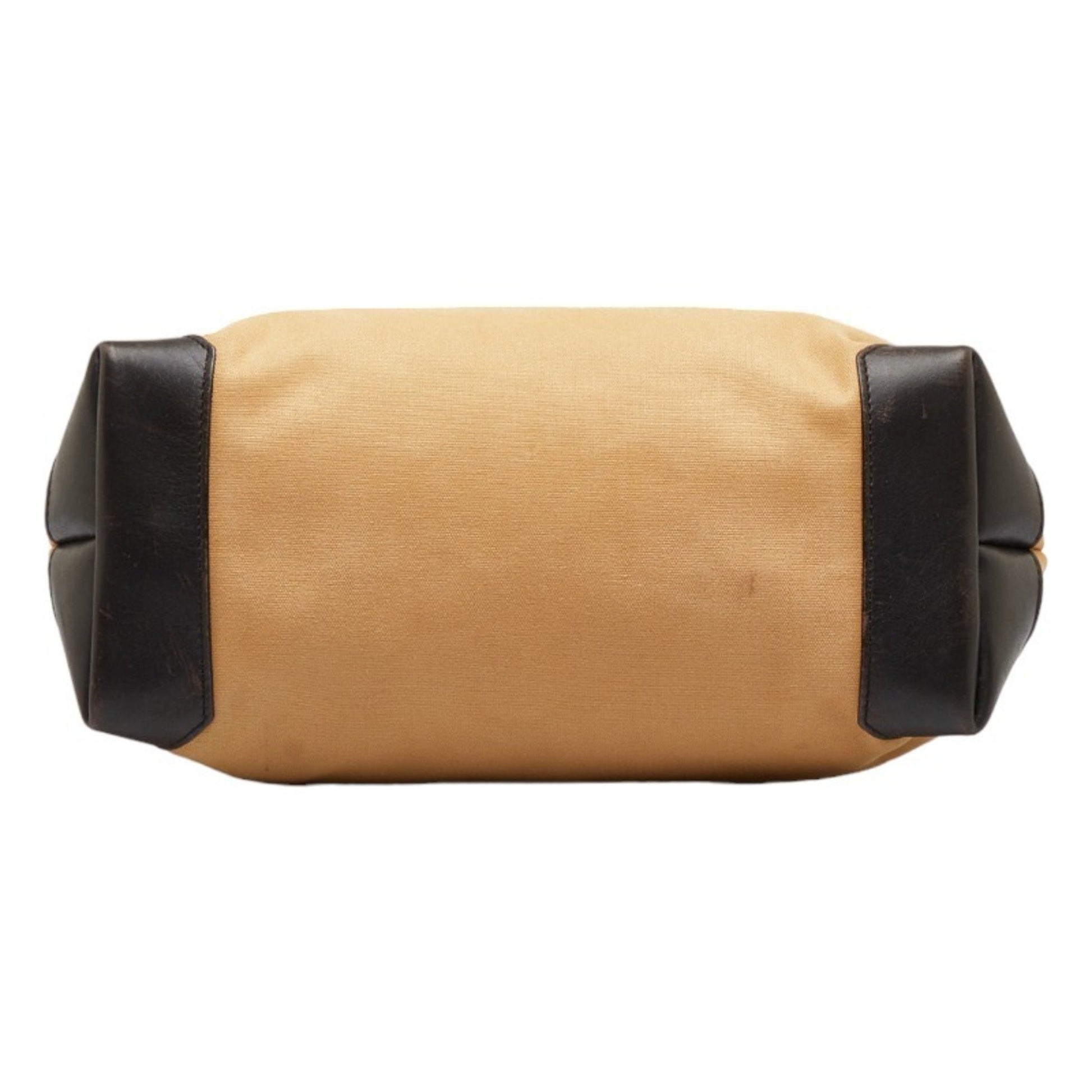 Gucci Leather Canvas Tote