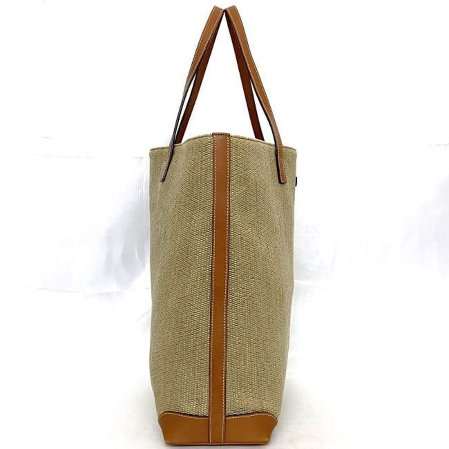 Gucci Leather Canvas Tote
