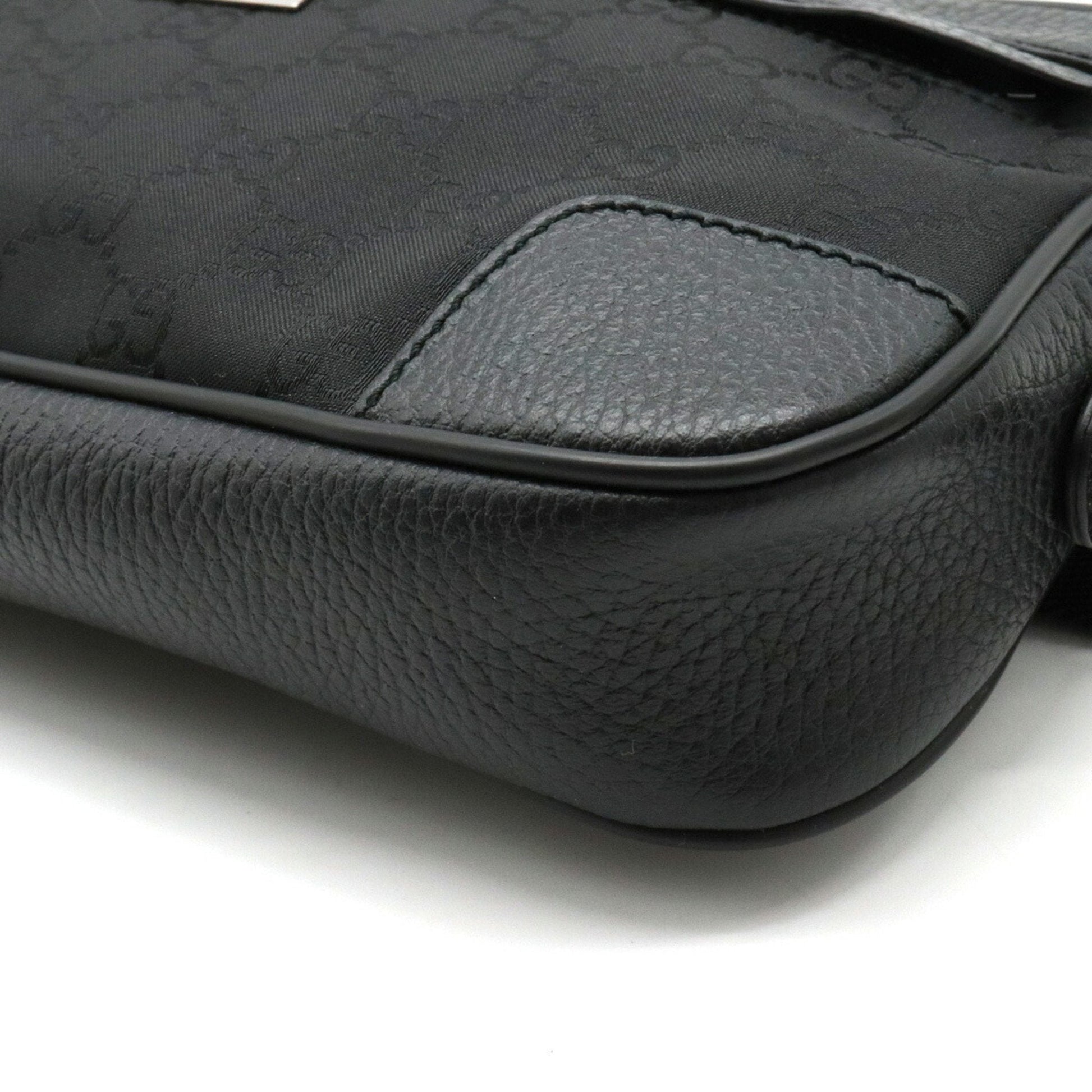 Gucci Lou Nylon Leather Clutch