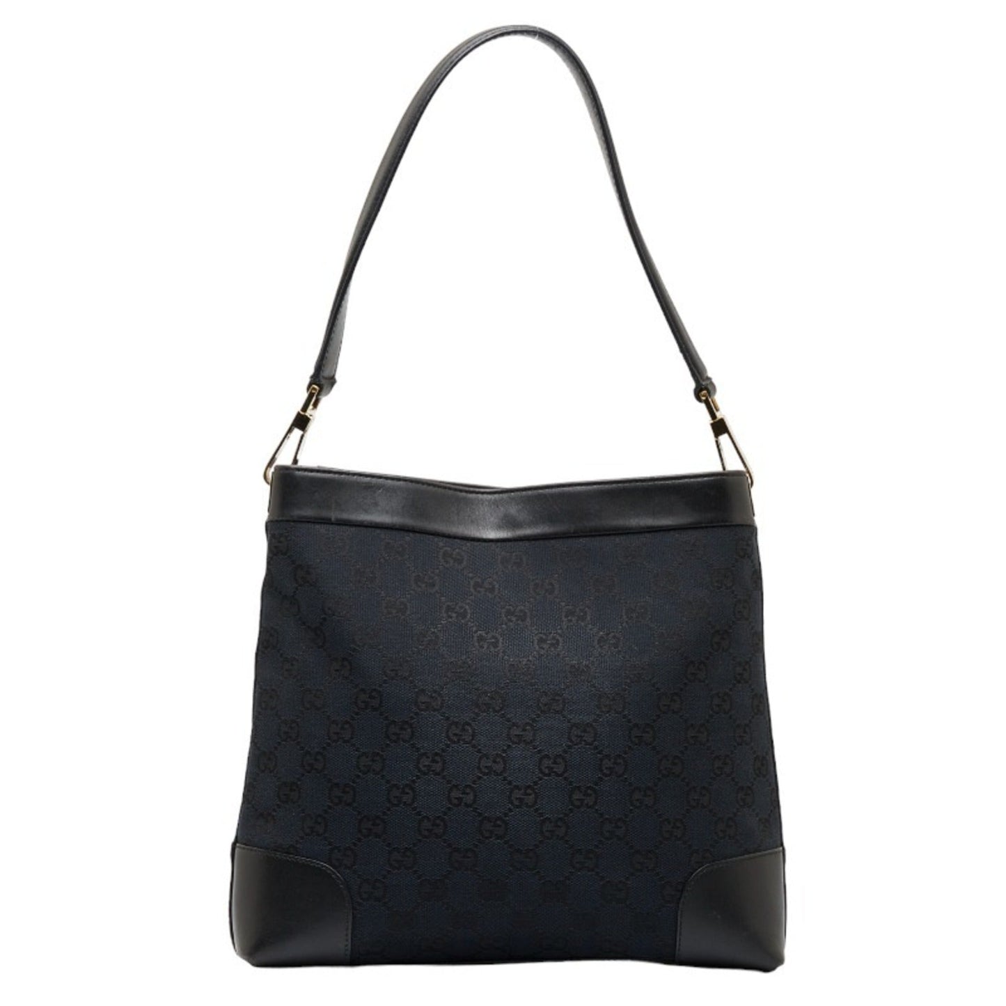Gucci Leather Canvas Shoulder Bag