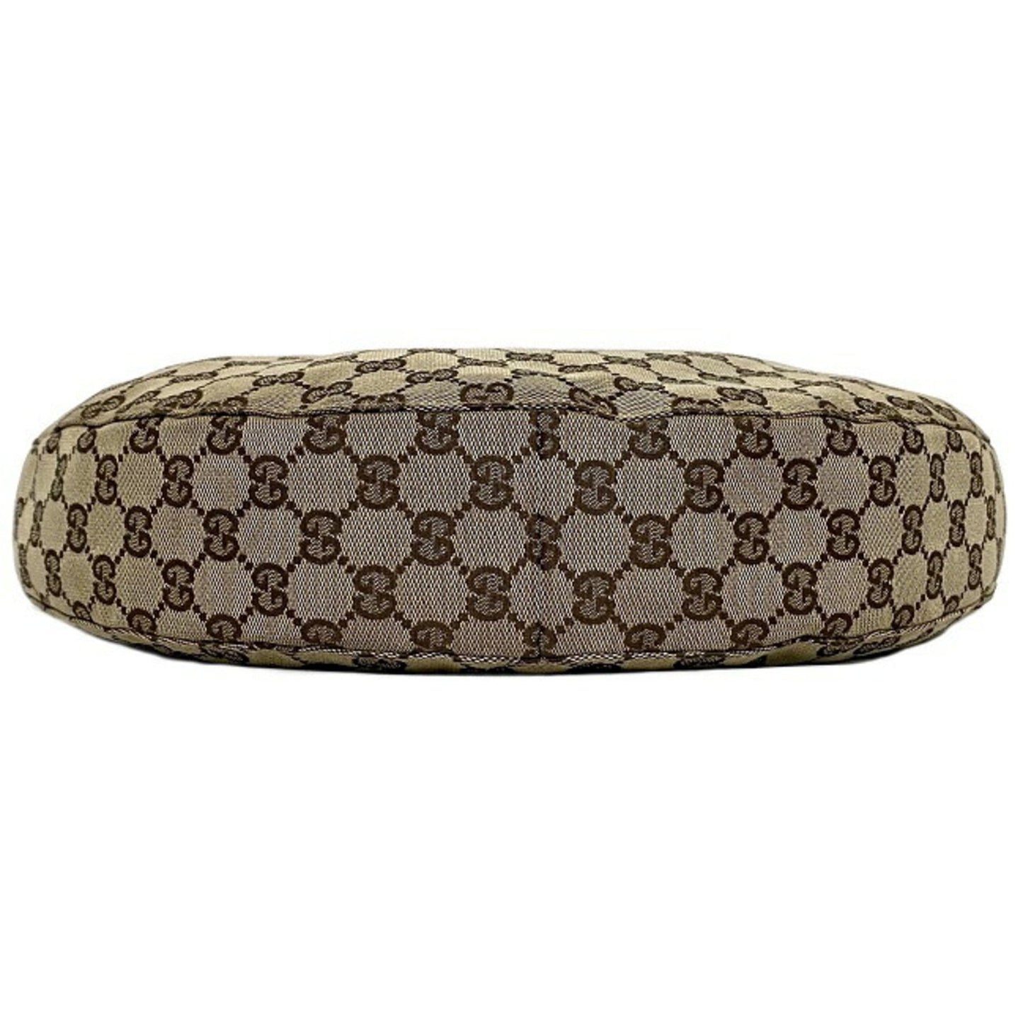 Gucci Lou Leather Canvas Shoulder Bag