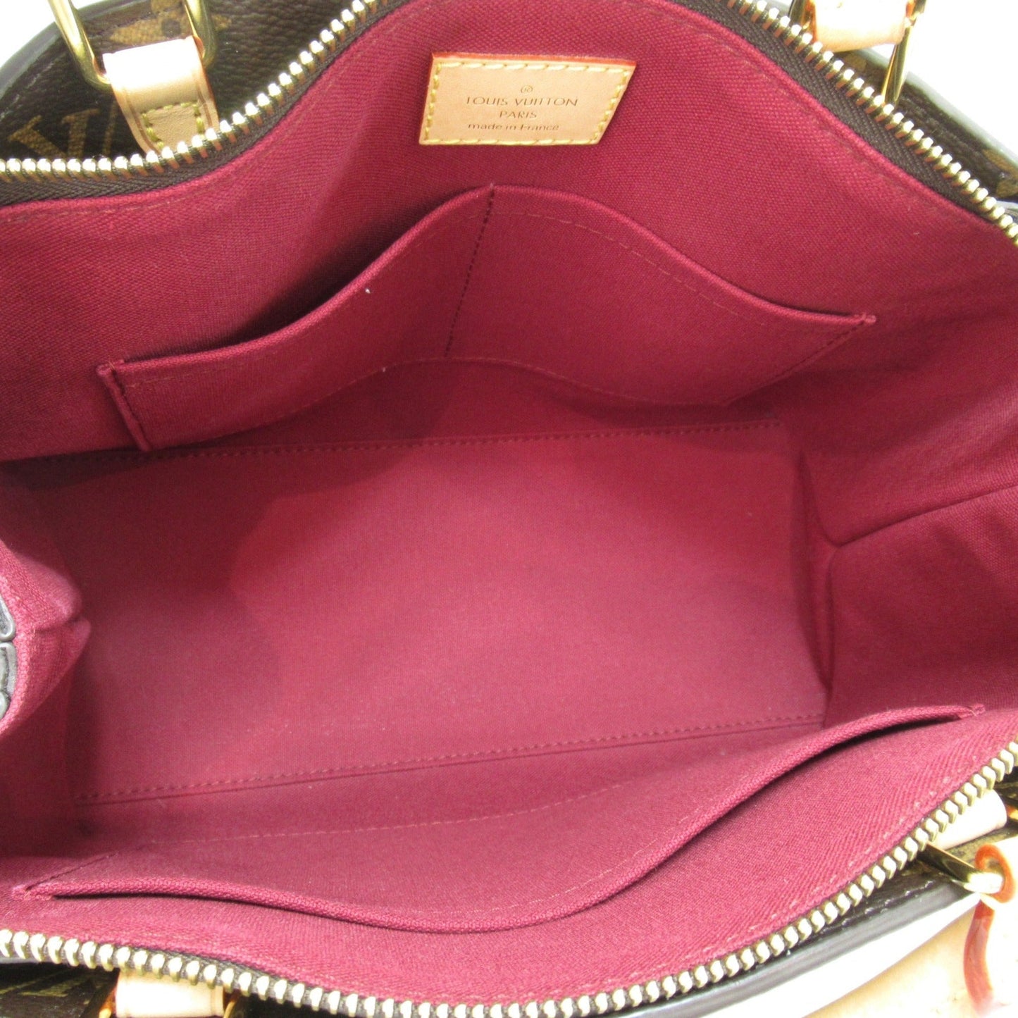 LOUIS VUITTON Petit Palais PM Shoulder Bag Brown Monogram PVC coated canvas
