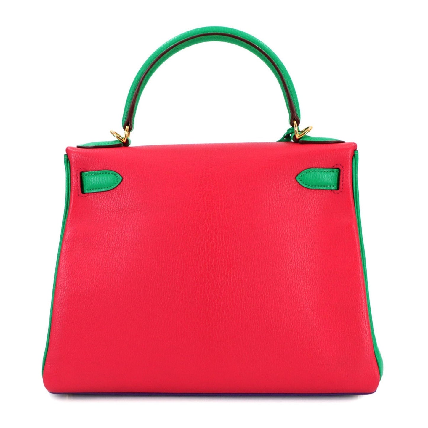 Hermes Bougainvillier Mint Green Chevre Leather Handbag Shoulder Bag ( )