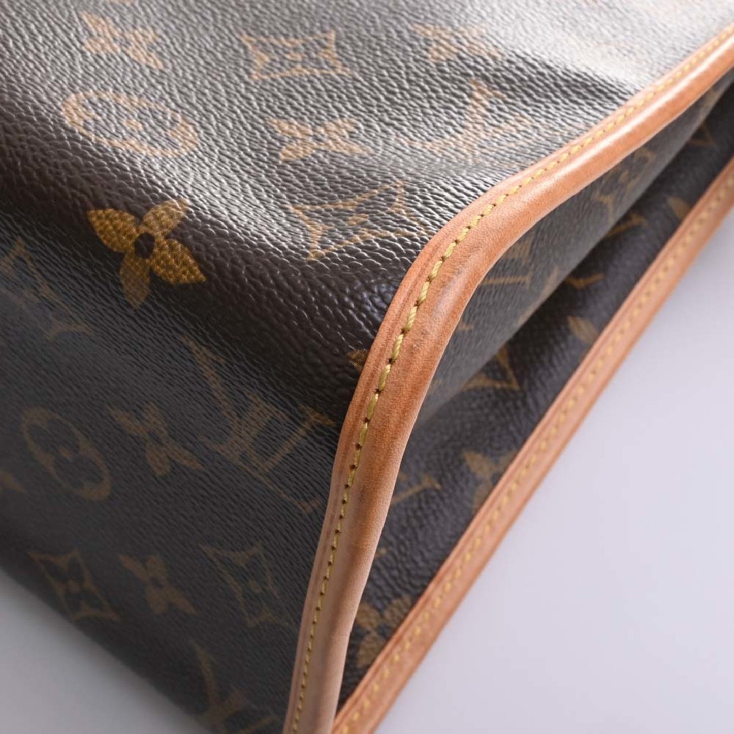 LOUIS VUITTON Monogram Popincourt Haut Tote Bag Brown Women's