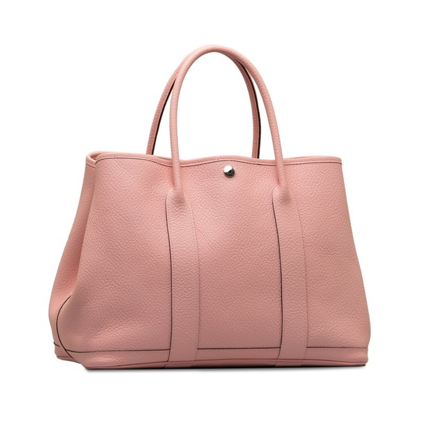 Hermes Garden Pink Vache Leather Handbag ( )