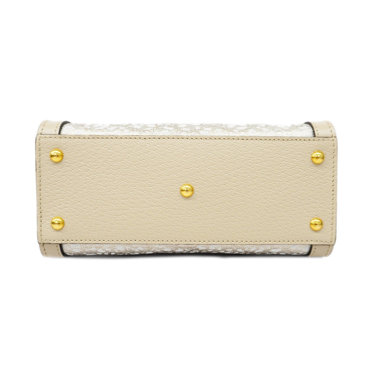 Gucci Leather Canvas Shoulder Bag