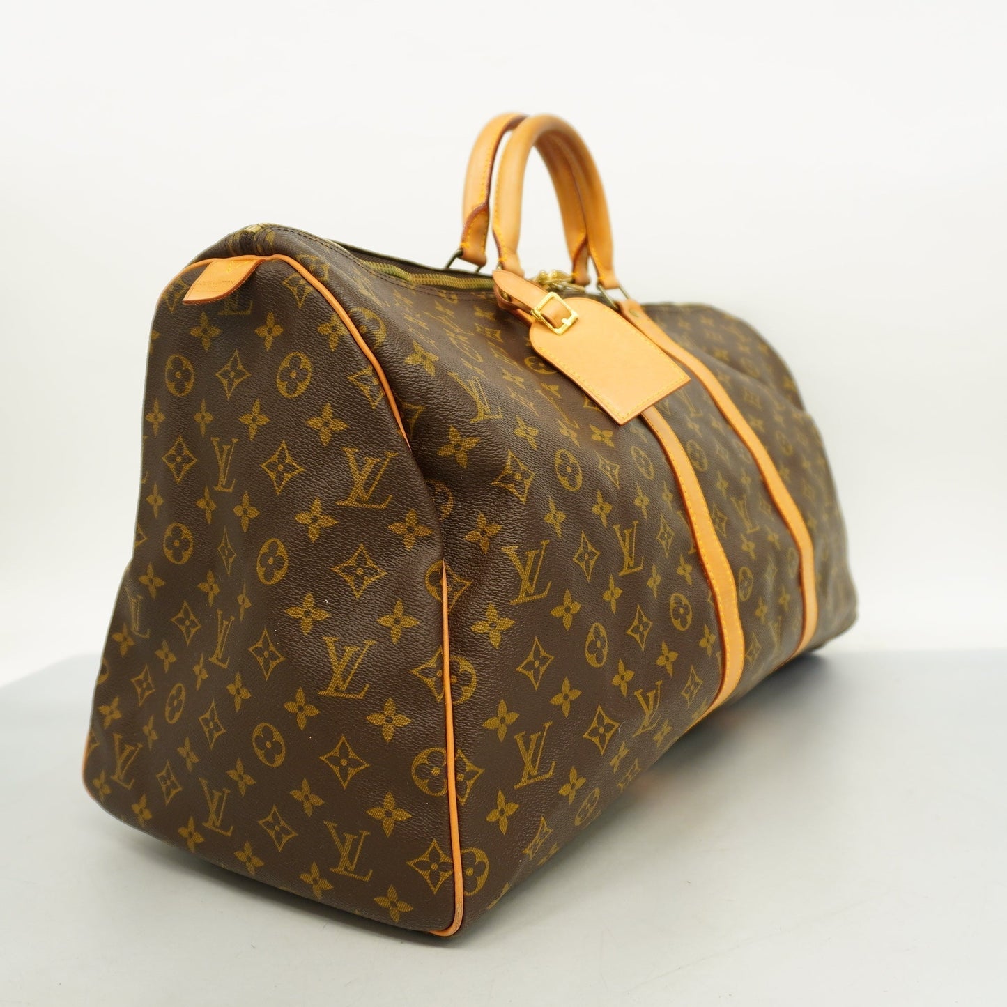 Louis VuittonAuth Monogram Keepall 55 Old Model Unisex Boston Bag