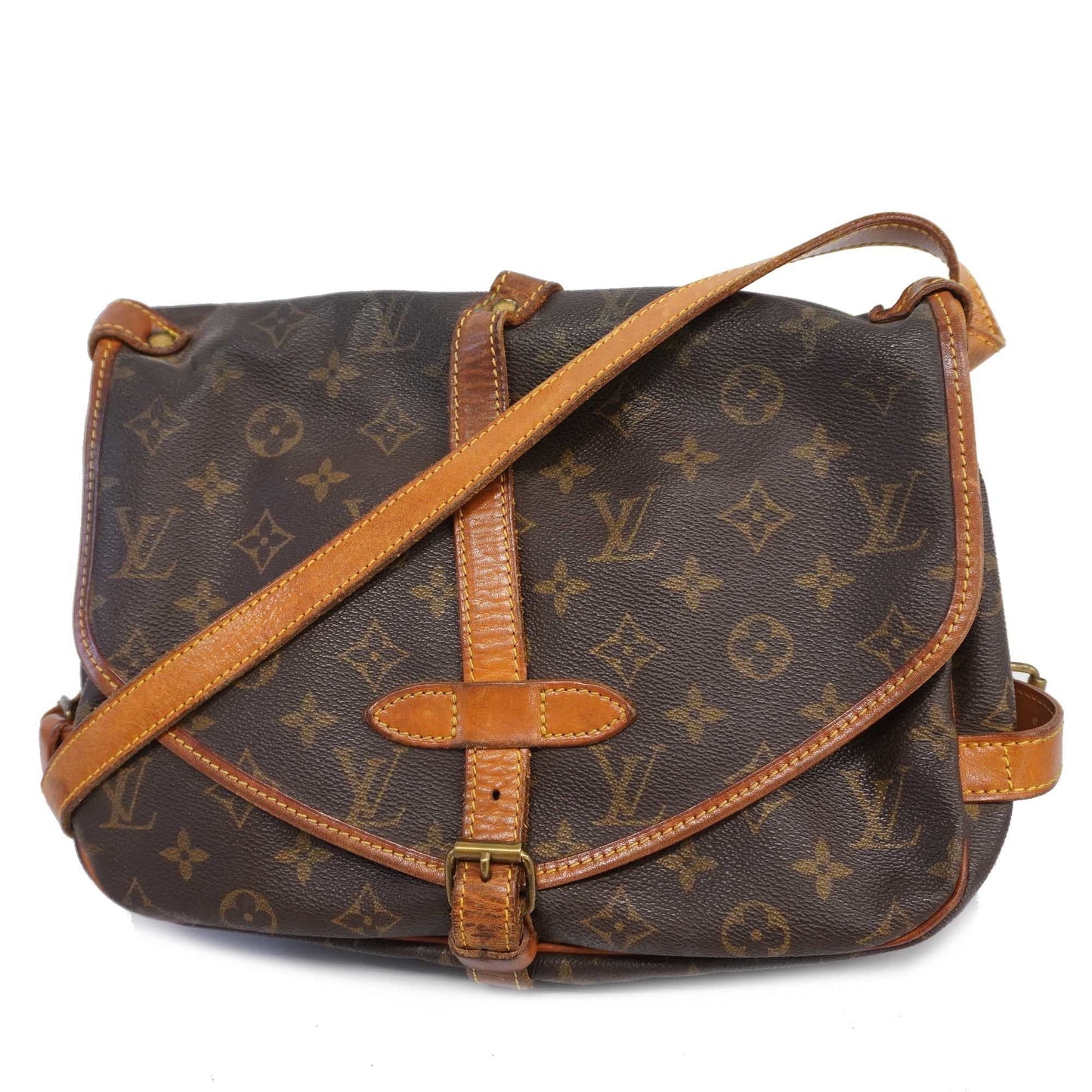 Louis VuittonAuth Monogram Saumur 30 Women's Shoulder Bag