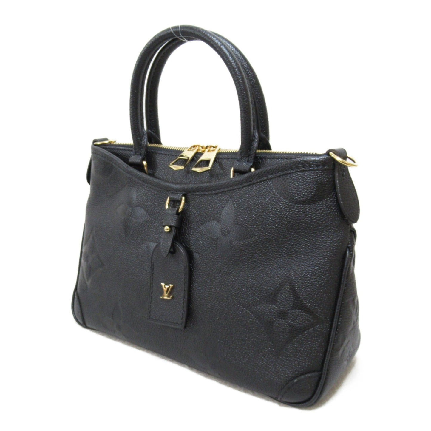 LOUIS VUITTON Trianon PM 2wayShoulder Bag Black Black Monogram empreinte leather
