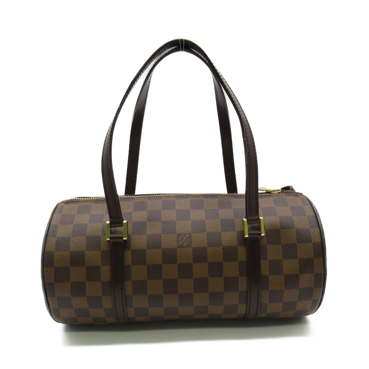 LOUIS VUITTON Papillon 30 Shoulder Bag Brown Ebene Damier PVC coated canvas