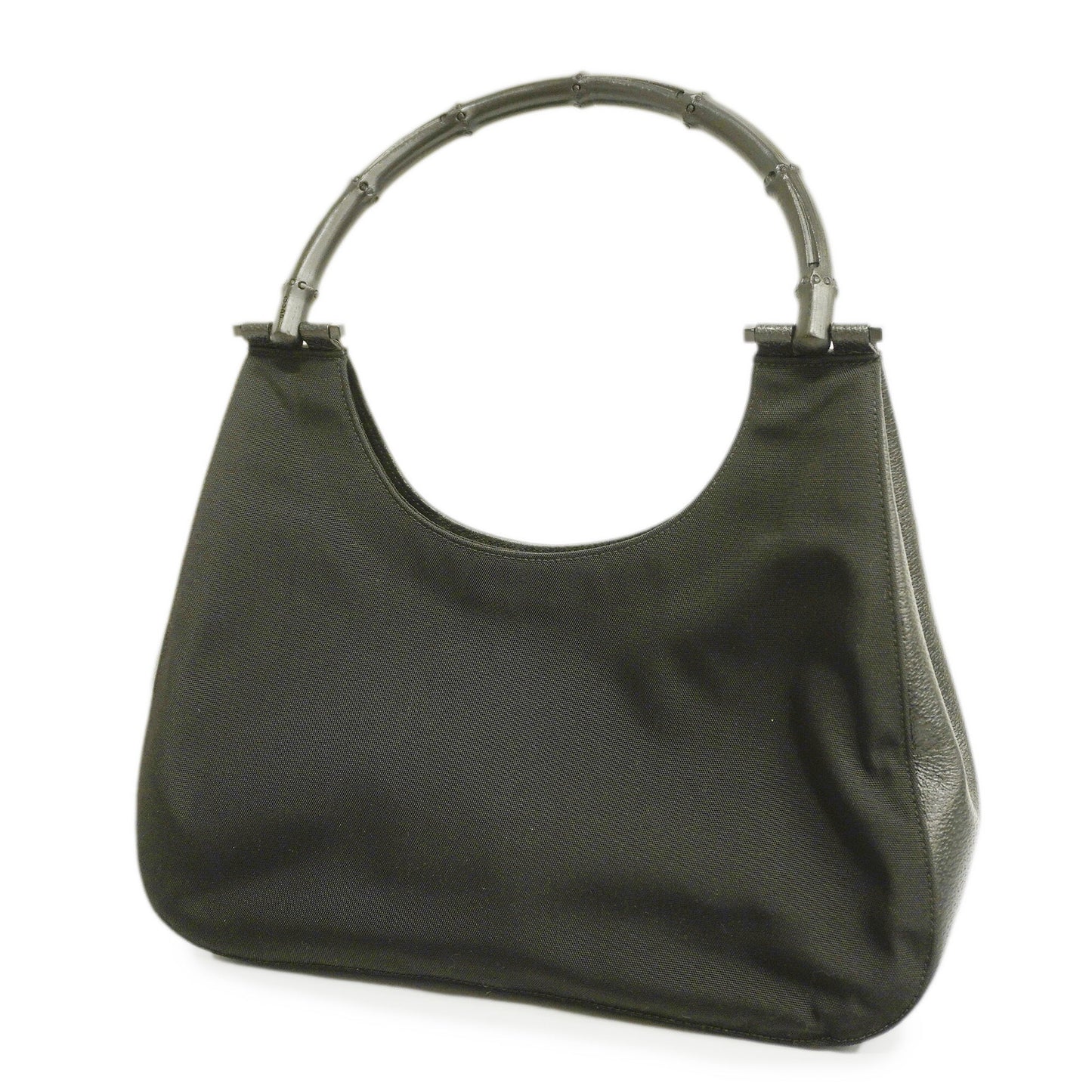 Gucci Nylon Leather Handbag