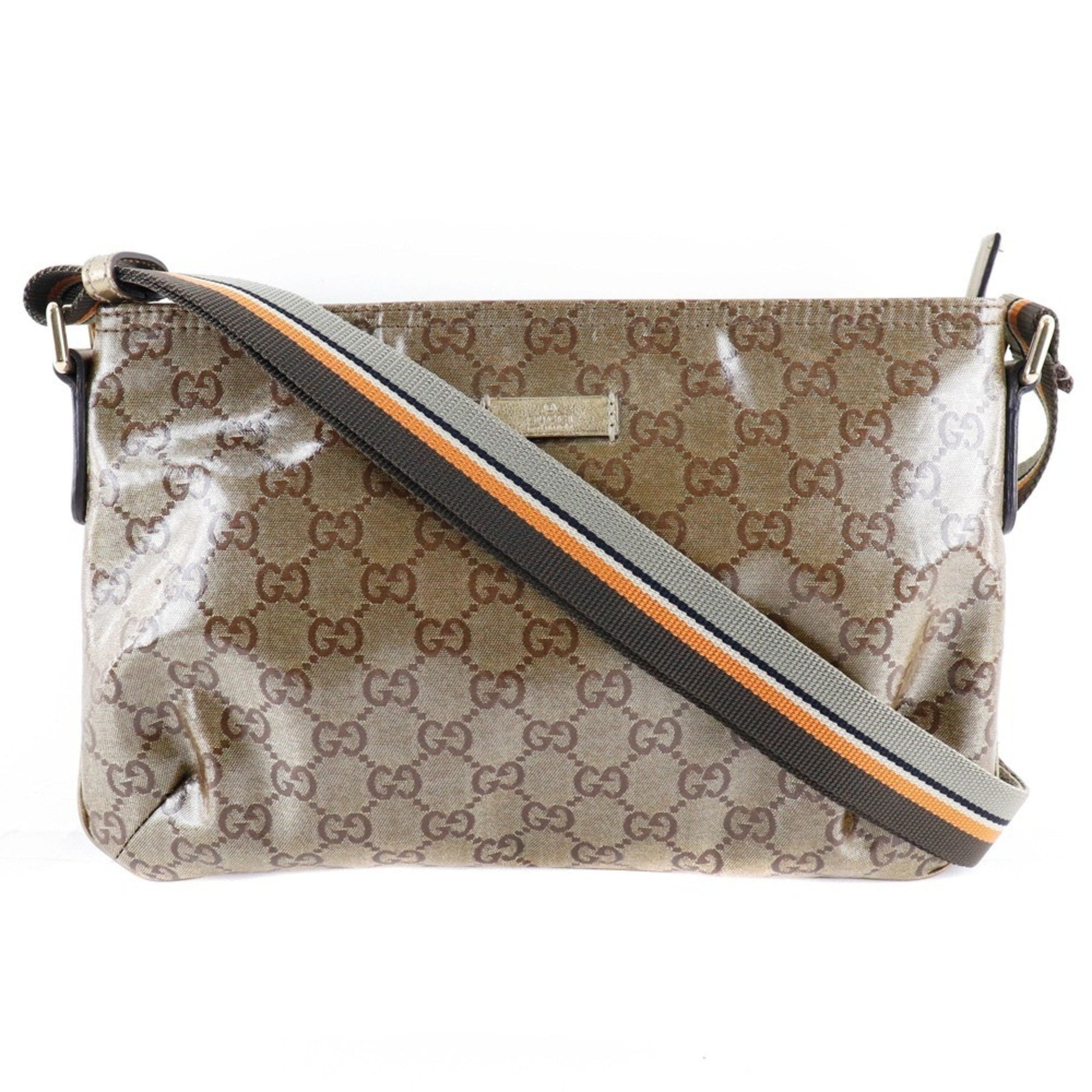 Gucci Gold PVC Shoulder Bag