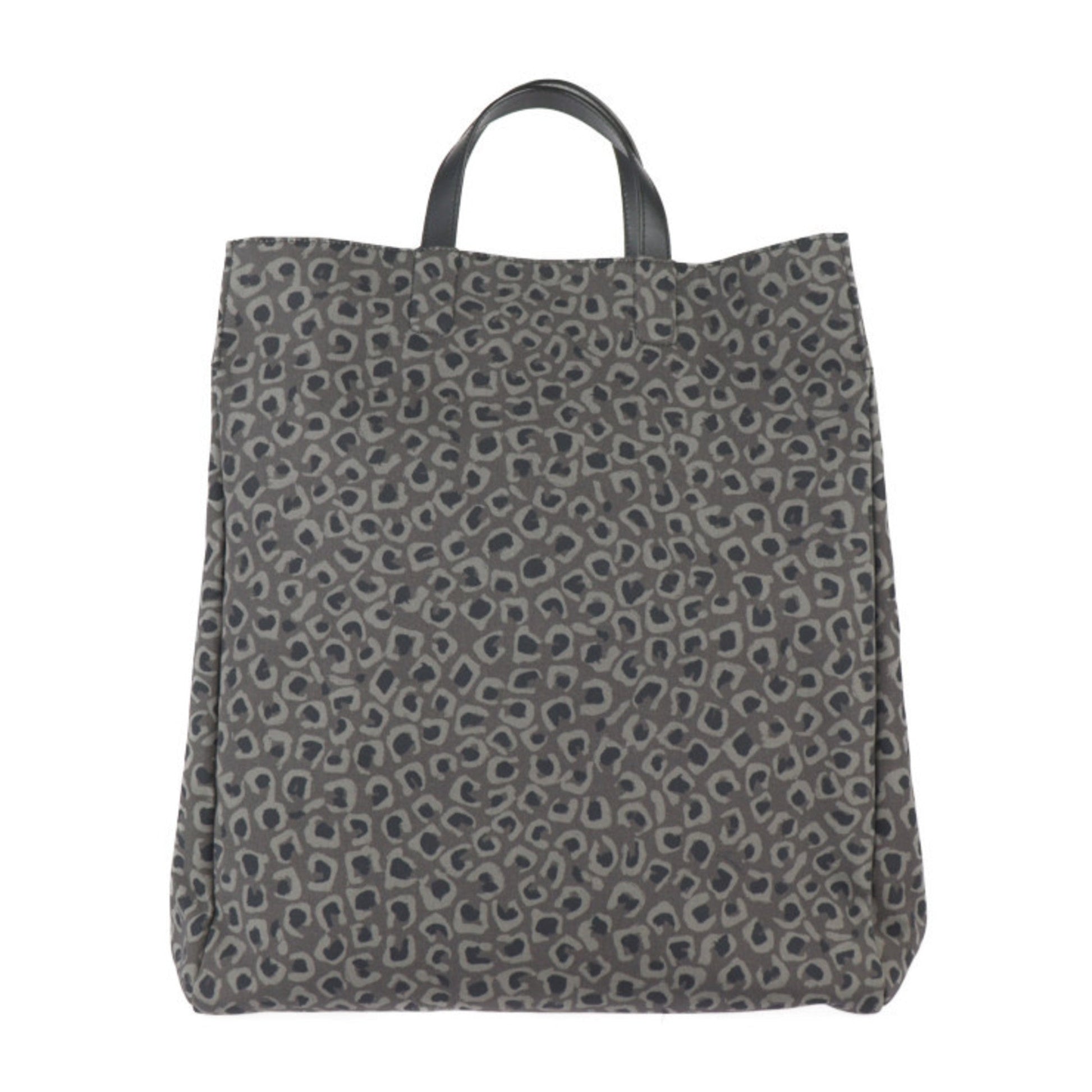 Gucci Leather Canvas Tote