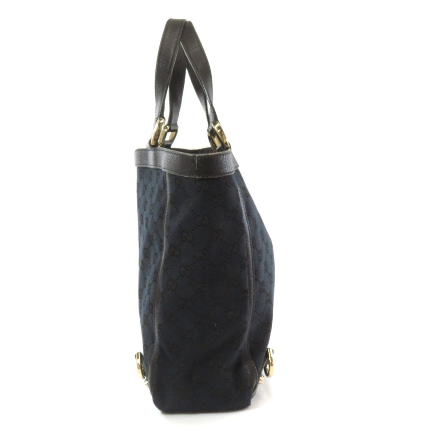 Gucci Lou Leather Canvas Tote