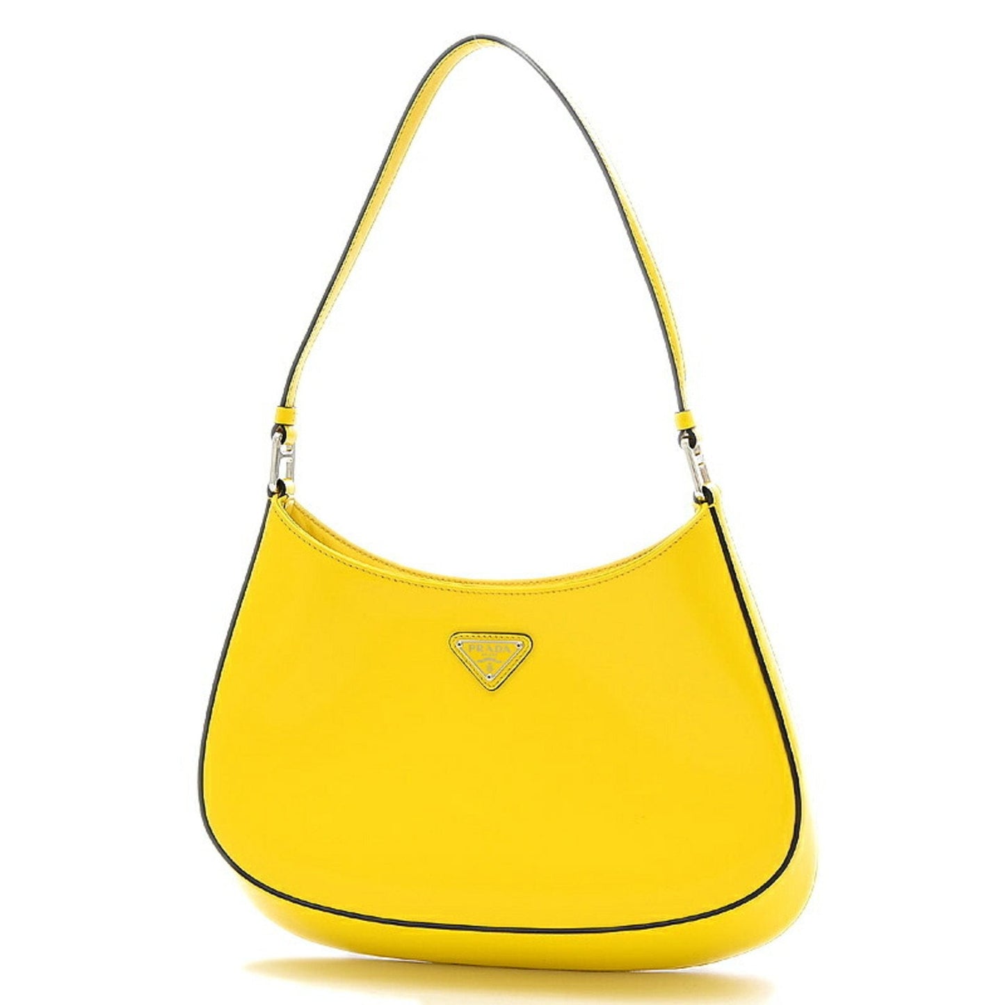 Prada Cleo shoulder bag leather bright yellow