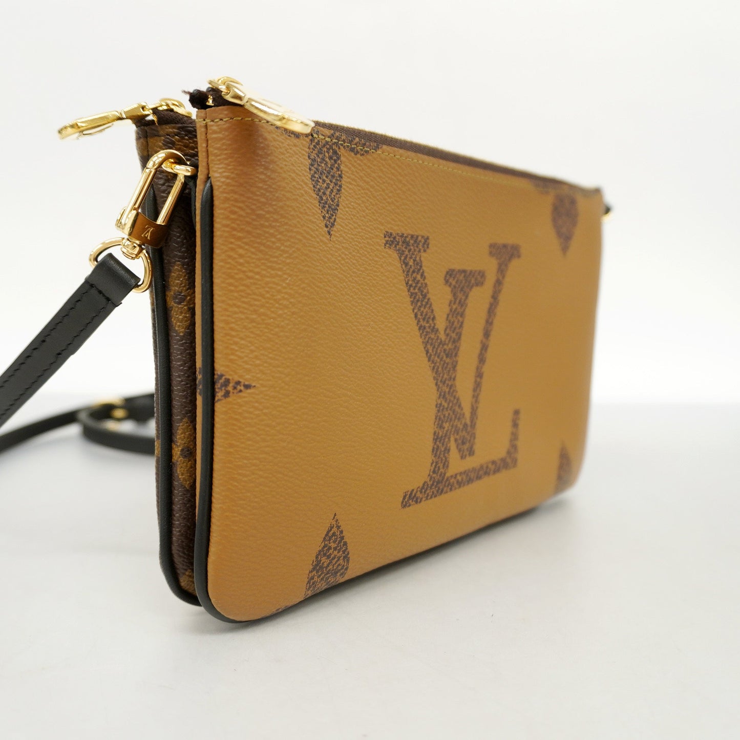 Louis VuittonAuth Monogram Reverse Pochette Double Zip Women's Shoulder Shoulder Bag
