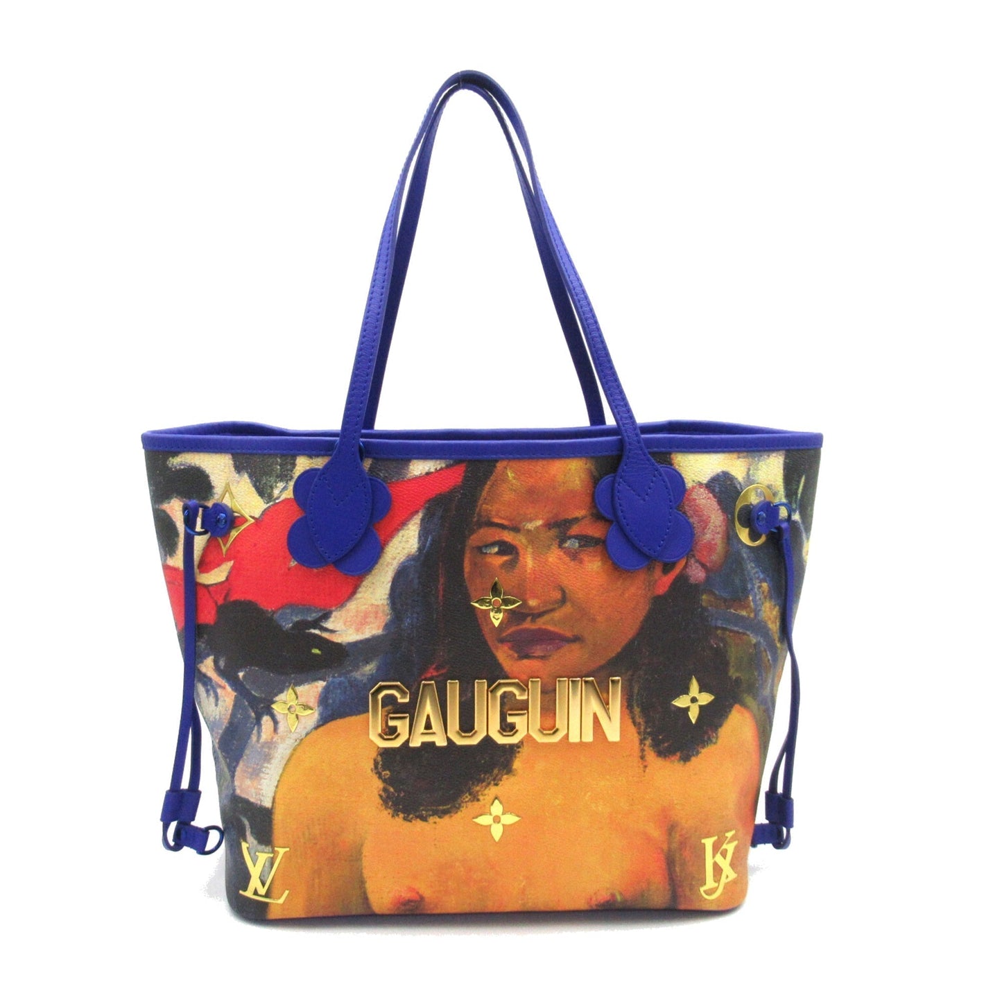 Louis Vuitton Neverfull MM Gauguin Mulch color PVC coated canvas Tote