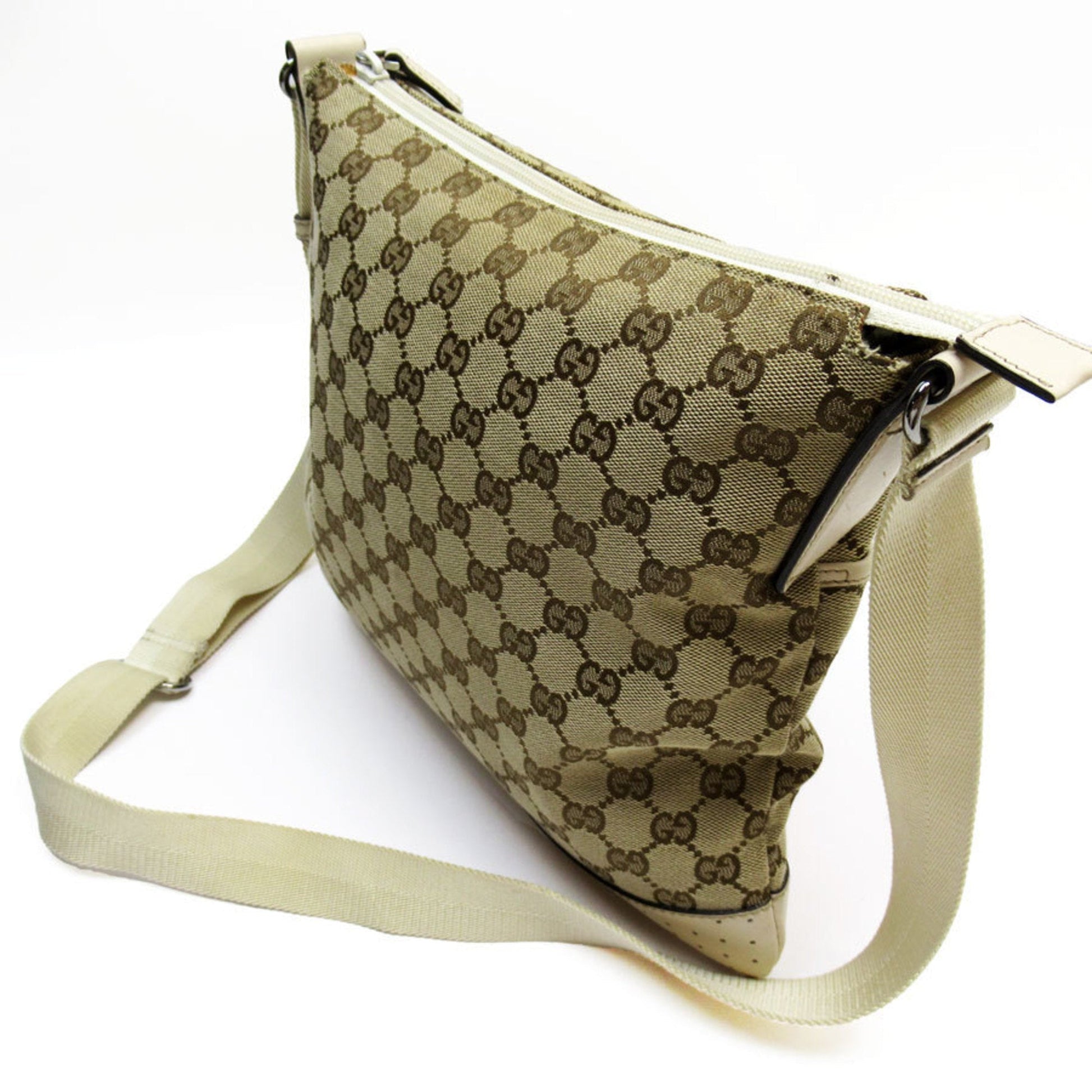 Gucci Canvas Shoulder Bag