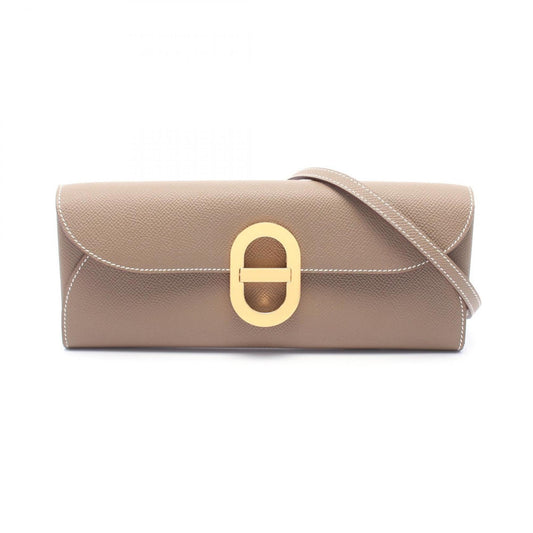 Hermes Brown Epsom Leather Shoulder Bag ( )