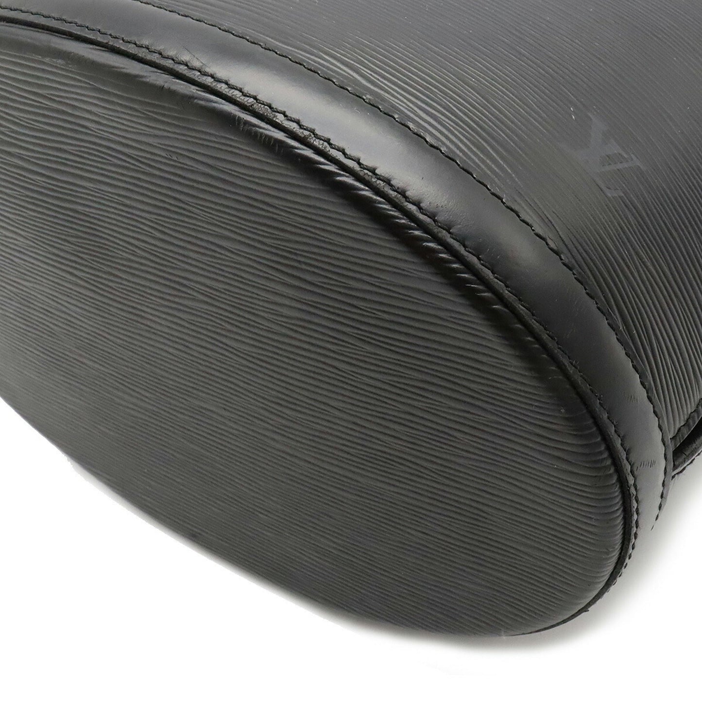 LOUIS VUITTON Epi Cluny Shoulder Bag Leather Noir Black