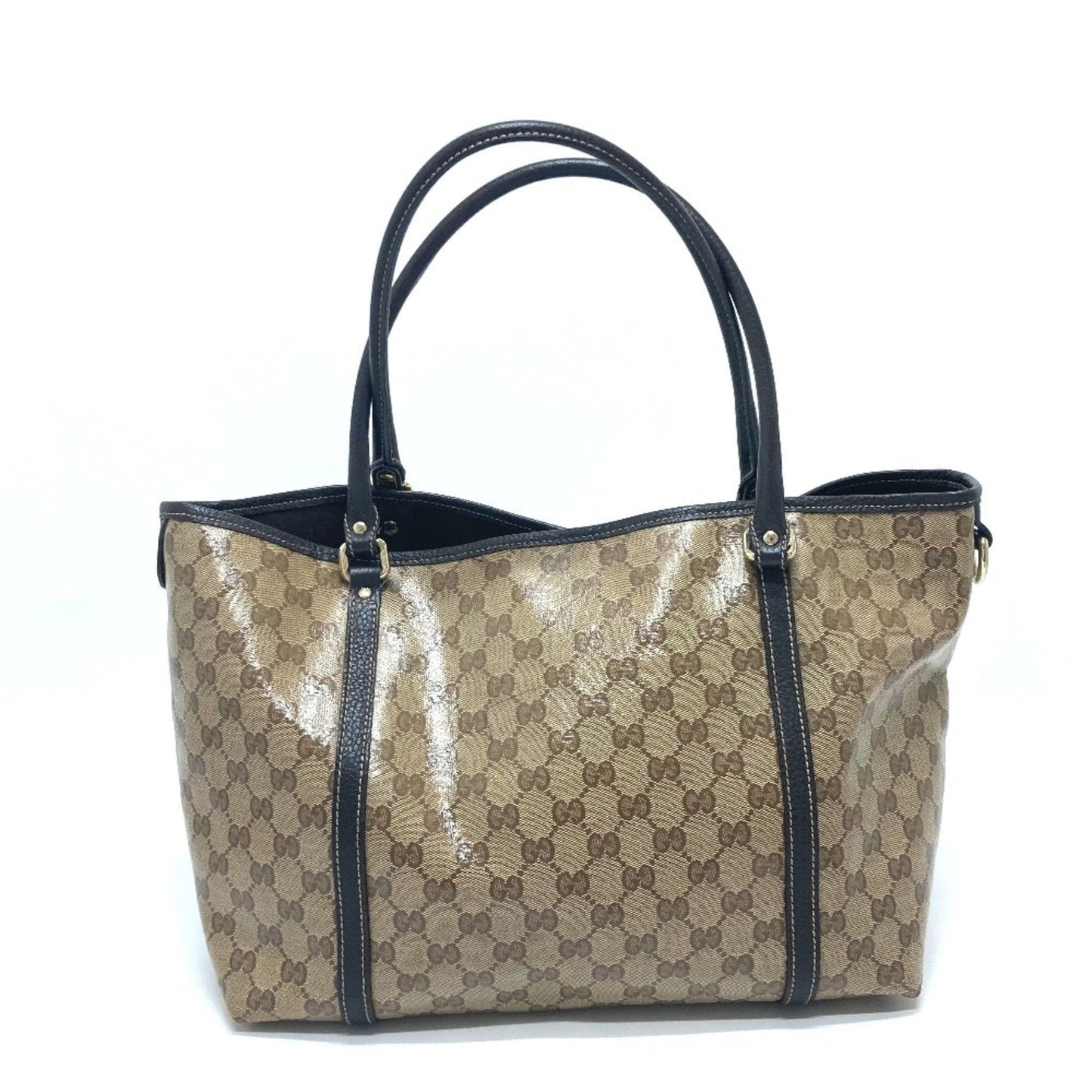 Gucci Leather Canvas Tote