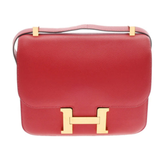 Hermes Constance Rouge Casaque Epsom Leather Shoulder Bag ( )