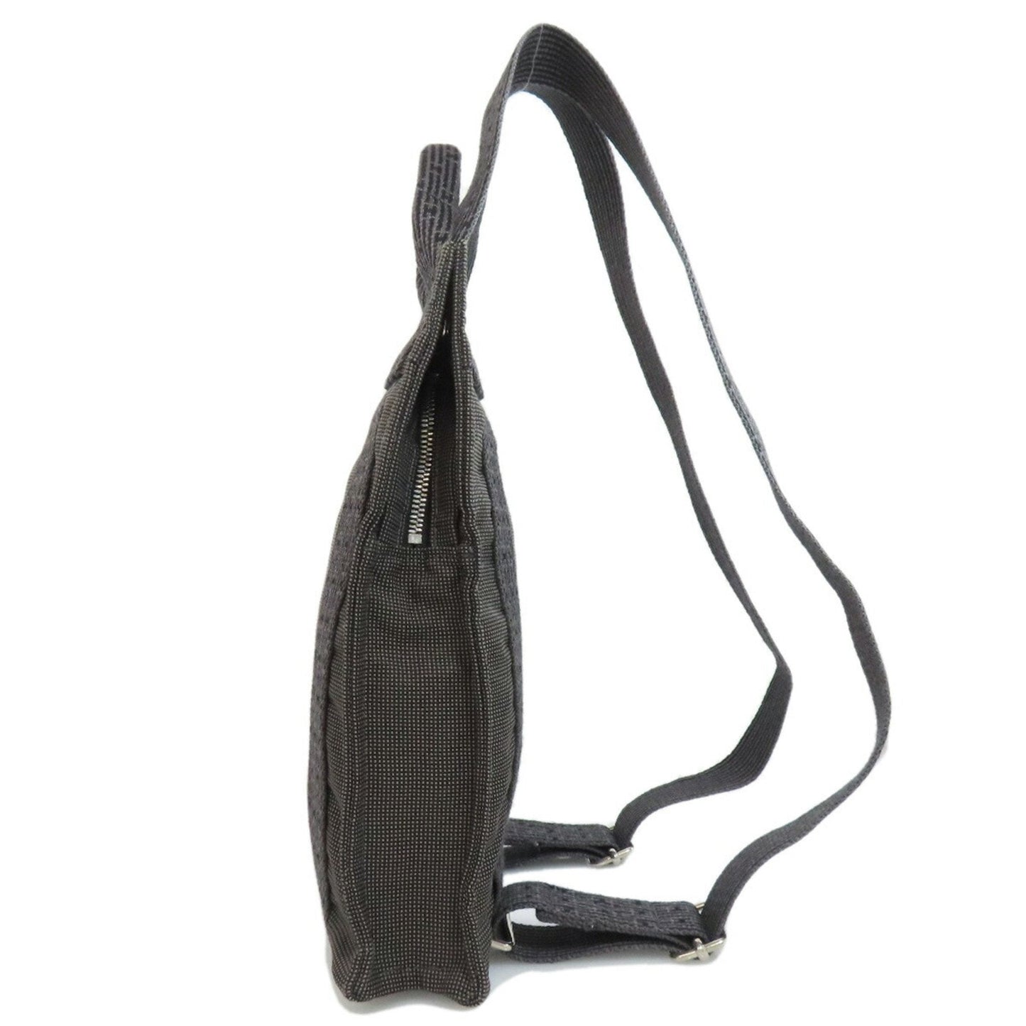 Hermes Gray Canvas Backpack ( )